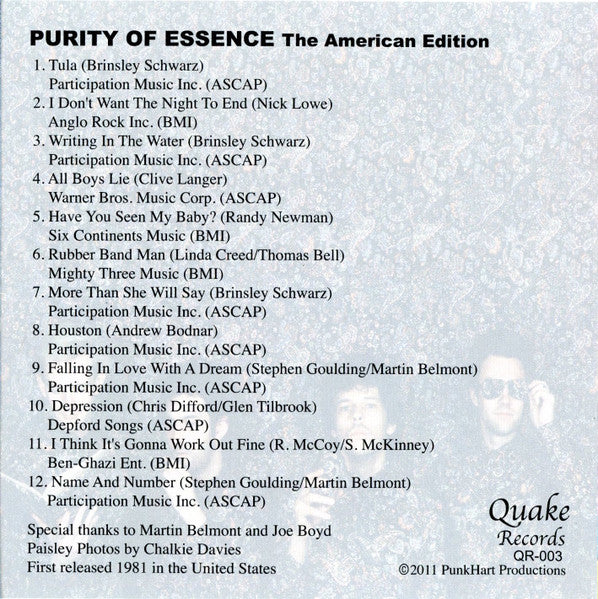 The Rumour - Purity Of Essence: The American Edition (CD) - Image 4