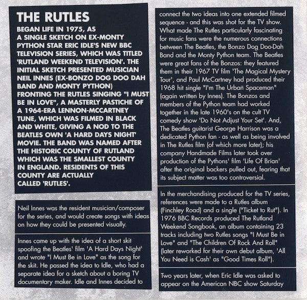 The Rutles - Archaeology (CD) - Image 2
