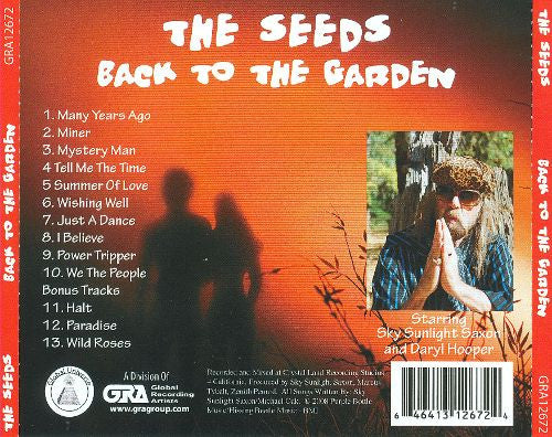 The Seeds - Back To The Garden (CD) - Image 2