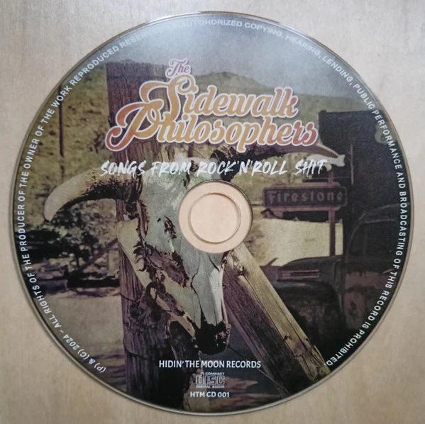 The Sidewalk Philosophers - Songs From Rock'N'Roll Shit (CD) - Image 3