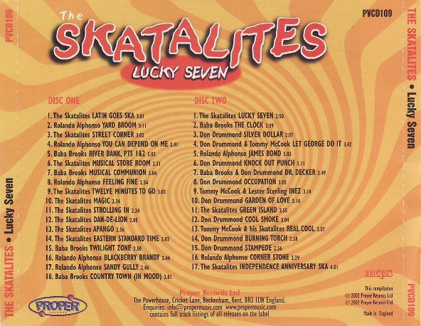 The Skatalites - Lucky Seven (CD) - Image 2