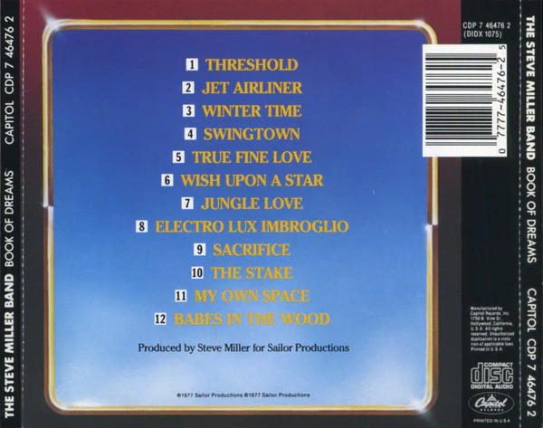 The Steve Miller Band* - Book Of Dreams (CD) - Image 3