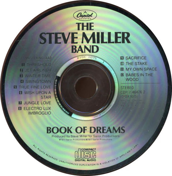 The Steve Miller Band* - Book Of Dreams (CD) - Image 4