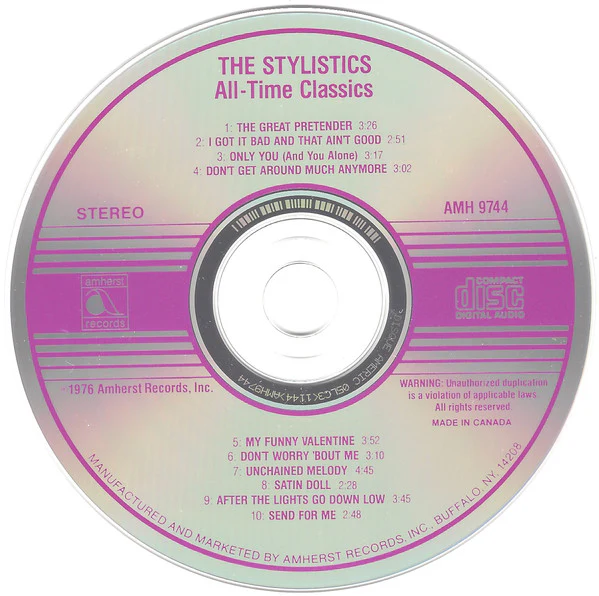 The Stylistics - All-Time Classics (CD) - Image 5