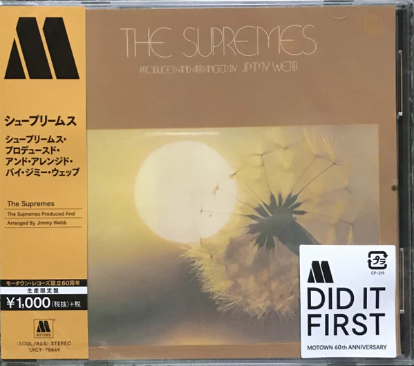 The Supremes - The Supremes Produced And Arranged By Jimmy Webb (CD) - Image 2
