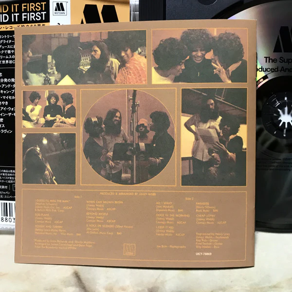 The Supremes - The Supremes Produced And Arranged By Jimmy Webb (CD) - Image 4