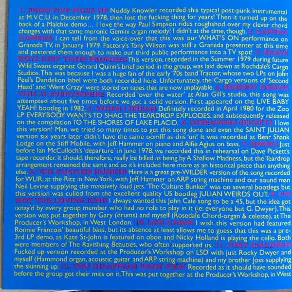 The Teardrop Explodes - Zoology (CD) - Image 5