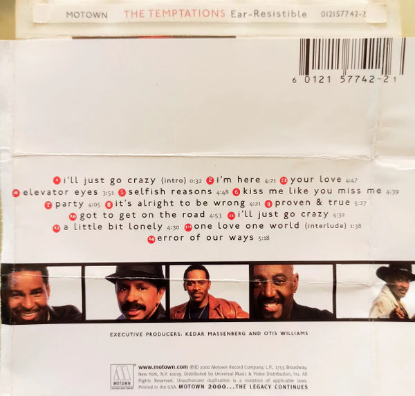 The Temptations - Ear-Resistible (CD) - Image 2