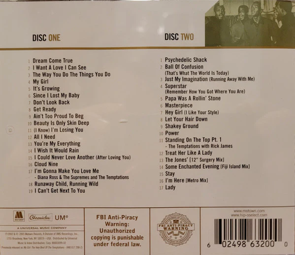 The Temptations - Gold (CD) - Image 2