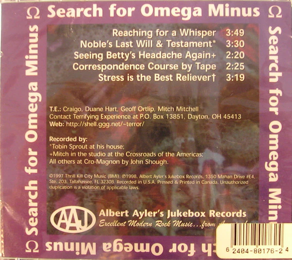 Mitch Mitchell's Terrifying Experience - Search For Omega Minus (CD) - Image 2