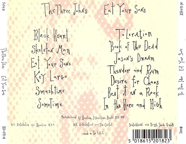 The Three Johns - Eat Your Sons (CD) - Image 2