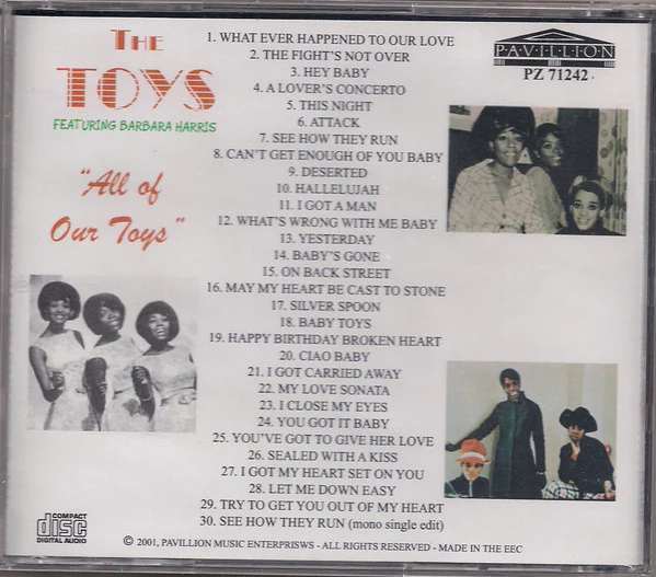 The Toys - All Of Our Toys (CD) - Image 2