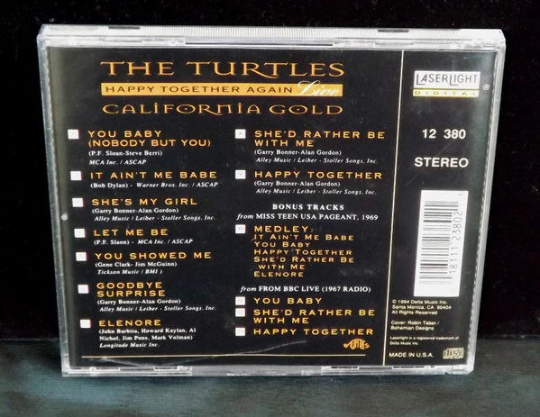 The Turtles - California Gold - Happy Together, Again (CD) - Image 2