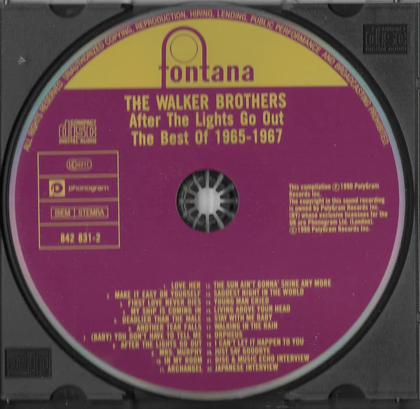 The Walker Brothers - After The Lights Go Out (The Best Of 1965-1967) (CD) - Image 3