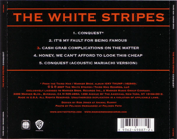 The White Stripes - Conquest (CD) - Image 2