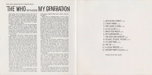 The Who - The Who Sings My Generation (CD) - Image 2