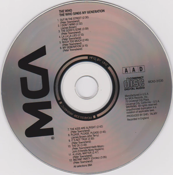 The Who - The Who Sings My Generation (CD) - Image 4