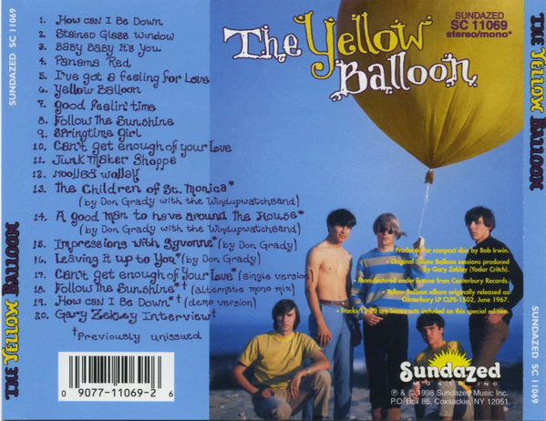 Yellow Balloon - The Yellow Balloon (CD) - Image 2