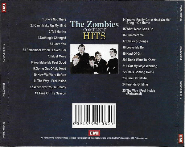 The Zombies - Complete Hits (CD) - Image 3