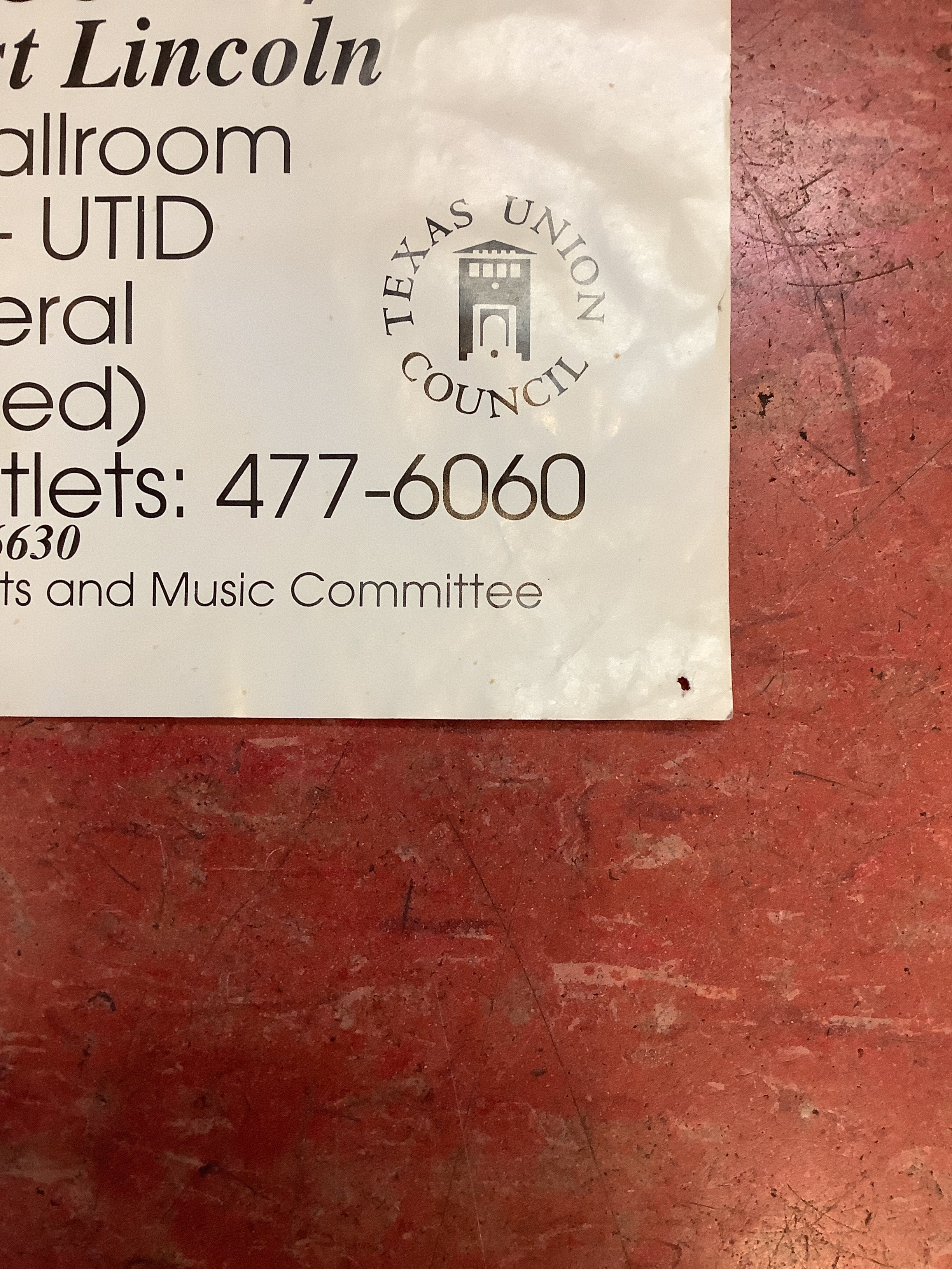 They Might Be Giants at Texas Union Ballroom - 1997 (Poster) - Image 4