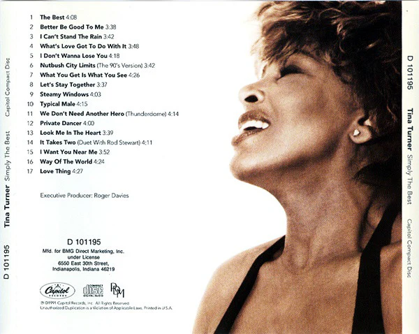 Tina Turner - Simply The Best (CD) - Image 3