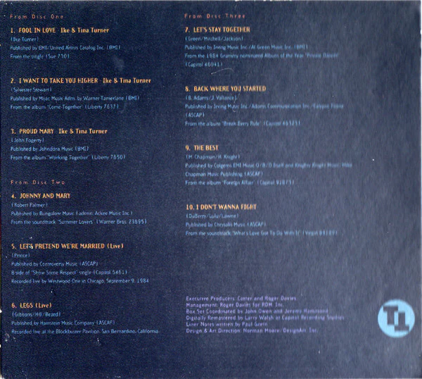 Tina Turner - The Collected Recordings (Sixties To Nineties) Box Set Sampler (CD) - Image 3