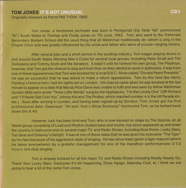 Tom Jones - Chronicles  (CD) - Image 4