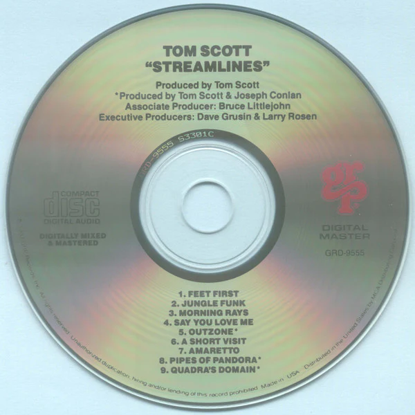 Tom Scott - Streamlines (CD) - Image 3