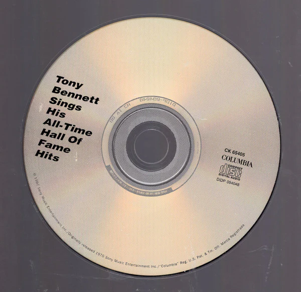 Tony Bennett - Sings His All-Time Hall Of Fame Hits (CD) - Image 3