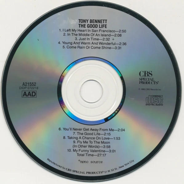 Tony Bennett - The Good Life (CD) - Image 3