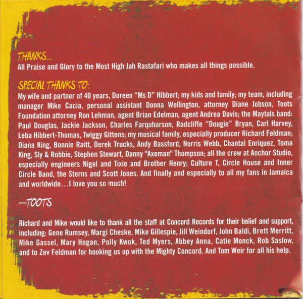 Toots And The Maytals* - Light Your Light (CD) - Image 4