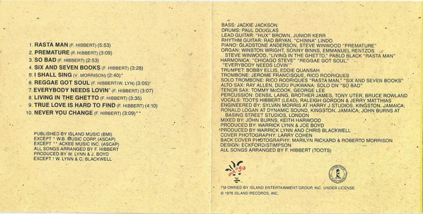 Toots & The Maytals - Reggae Got Soul (CD) - Image 3