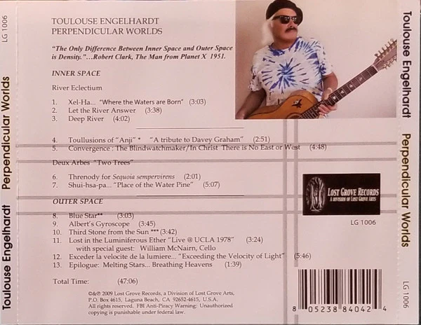 Toulouse Engelhardt - Perpendicular Worlds (CD) - Image 3
