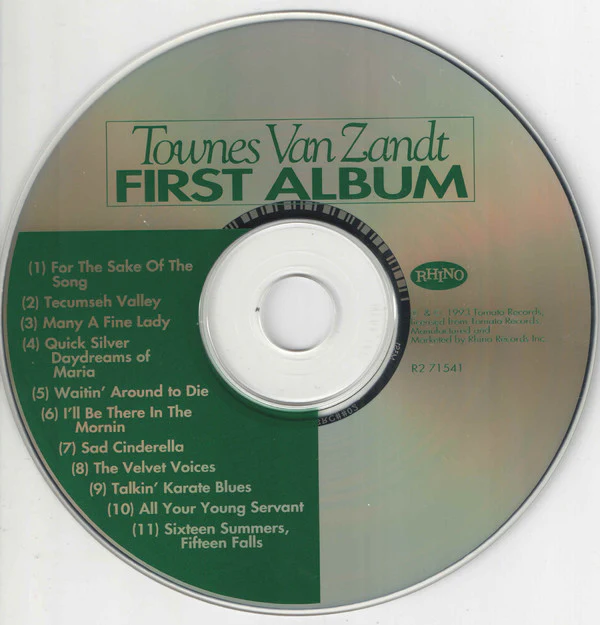 Townes Van Zandt - For The Sake Of The Song (CD) - Image 4