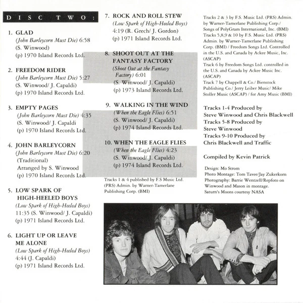 Traffic - Smiling Phases (CD) - Image 3