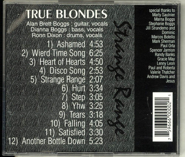 True Blondes - Strange Range (CD) - Image 2