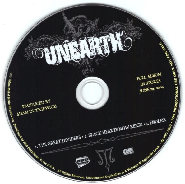 Unearth - The Oncoming Storm - 3 Song Sampler (CD) - Image 3
