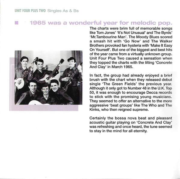 Unit Four Plus Two - Singles As & Bs (CD) - Image 5