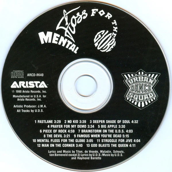 Urban Dance Squad - Mental Floss For The Globe (CD) - Image 3