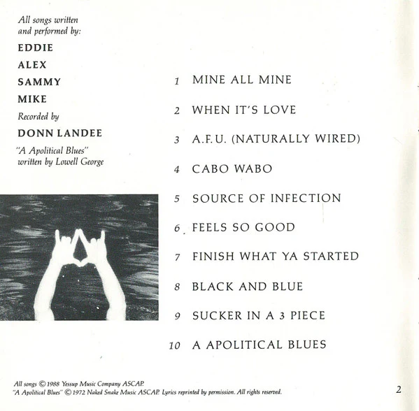 Van Halen - OU812 (CD) - Image 4