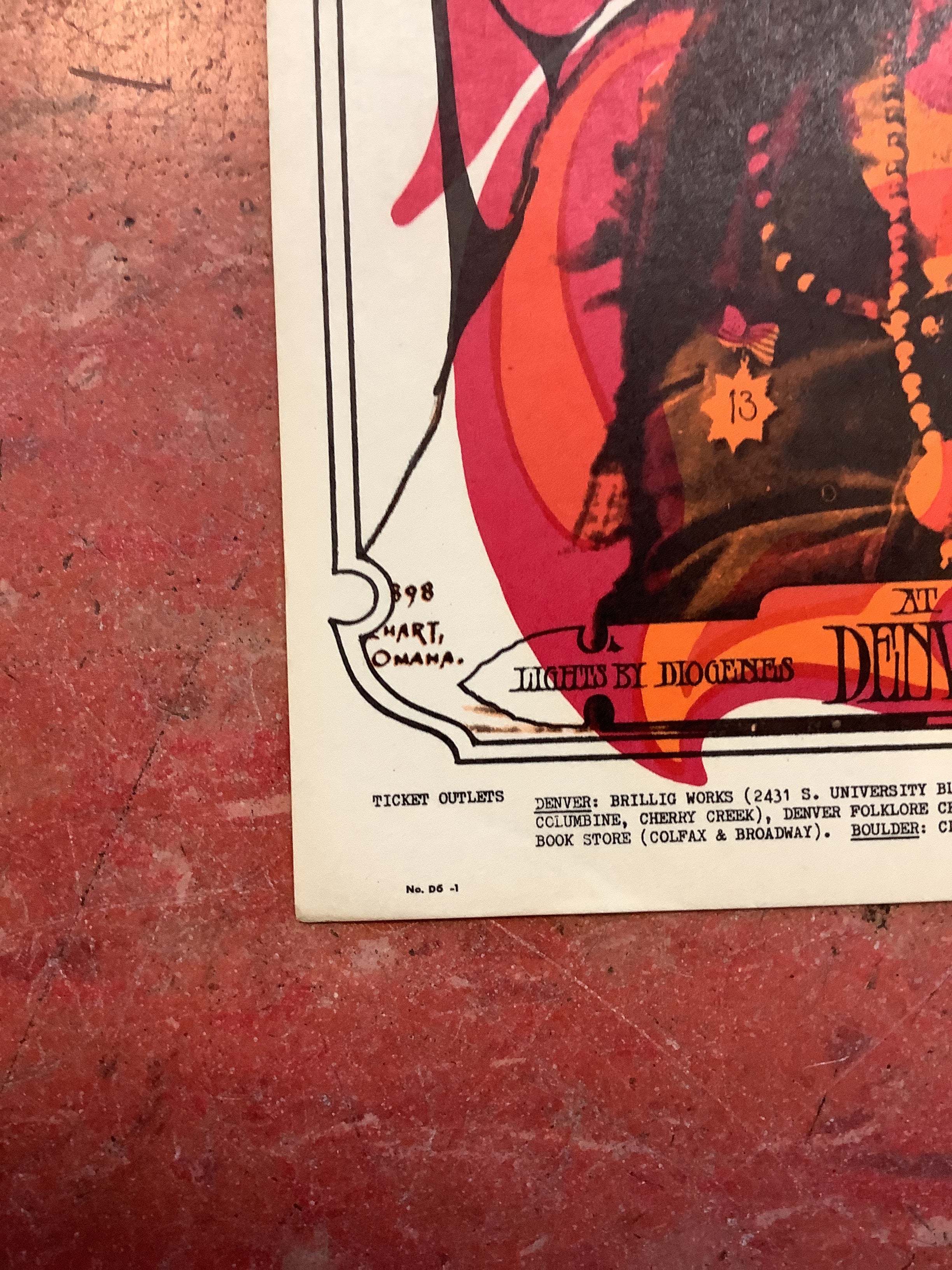 Van Morrison at Family Dog Denver - 1967 (Postcard) - Image 5
