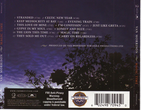 Van Morrison - Magic Time (CD) - Image 2