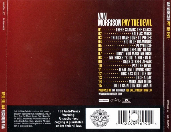 Van Morrison - Pay The Devil (CD) - Image 2