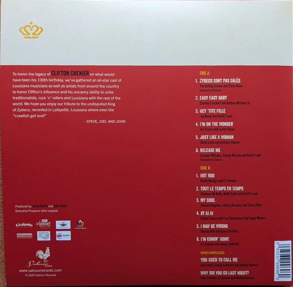Various - A Tribute To The King Of Zydeco (Vinyl) - Image 3