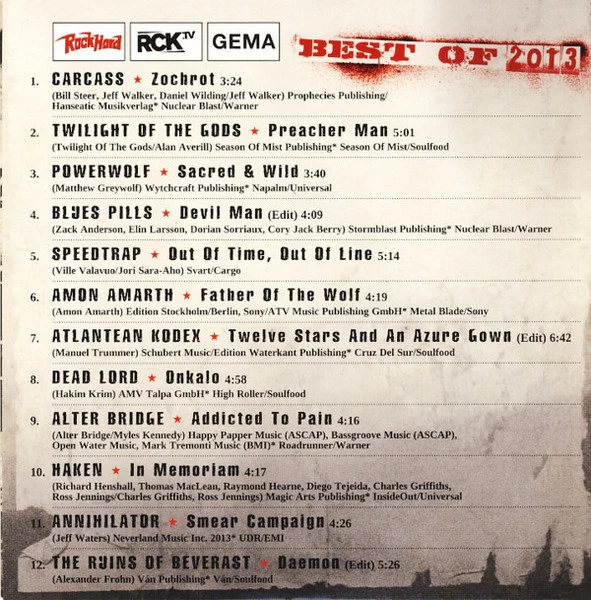 Various - Best Of 2013 (CD) - Image 3