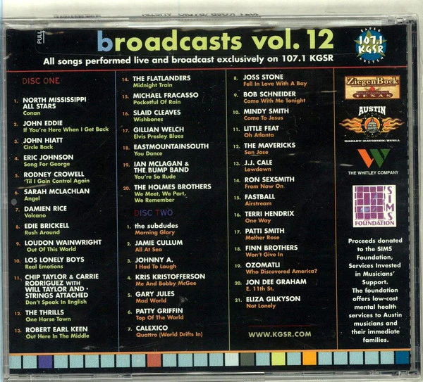 Various - Broadcasts Vol. 12 (CD) - Image 3