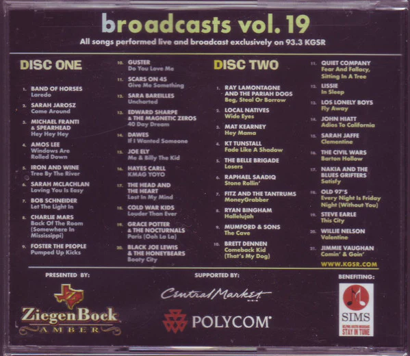Various - Broadcasts Vol. 19 (CD) - Image 2