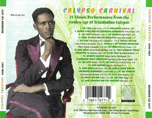 Various - Calypso Carnival 1936 - 1941 (CD) - Image 2