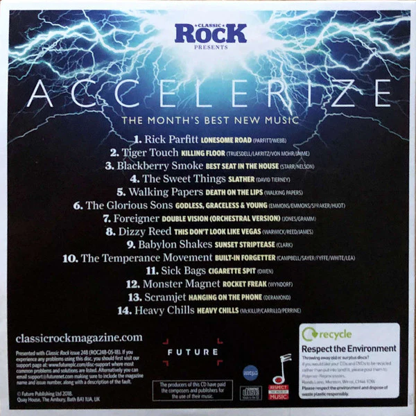 Various - Classic Rock Presents: Accelerize (CD) - Image 2