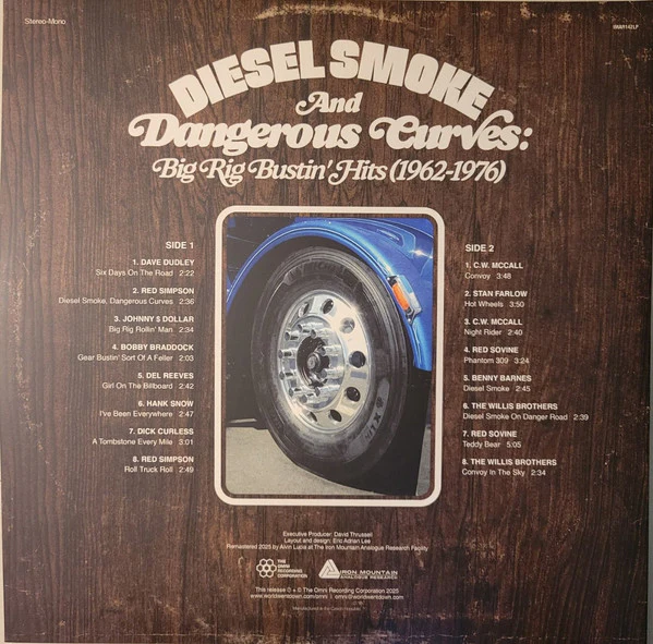 Various - Diesel Smoke And Dangerous Curves: Big Rig Bustin' Hits (1962-1976) (Vinyl) - Image 4